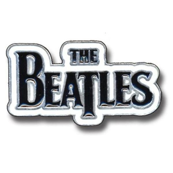 The Beatles lapel Pin Badge Large Drop T band Logo Official metal M