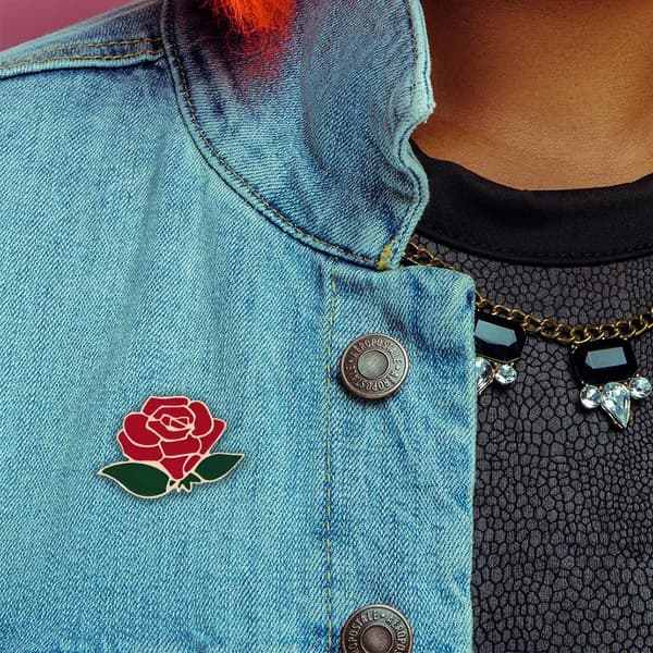 Brosje - Rose