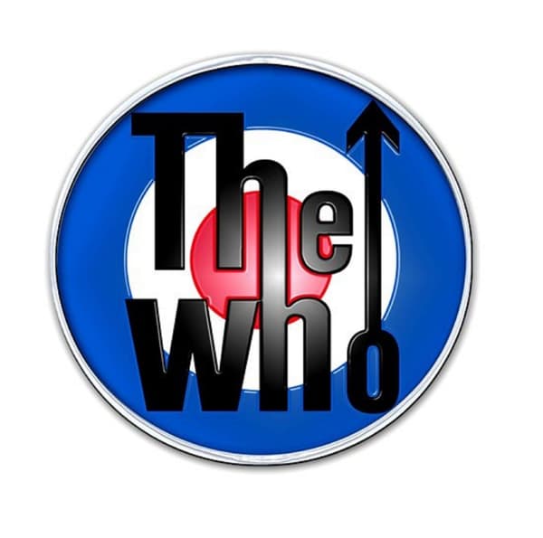 The Who classic mod Target Logo Official Metal Pin badge One Size