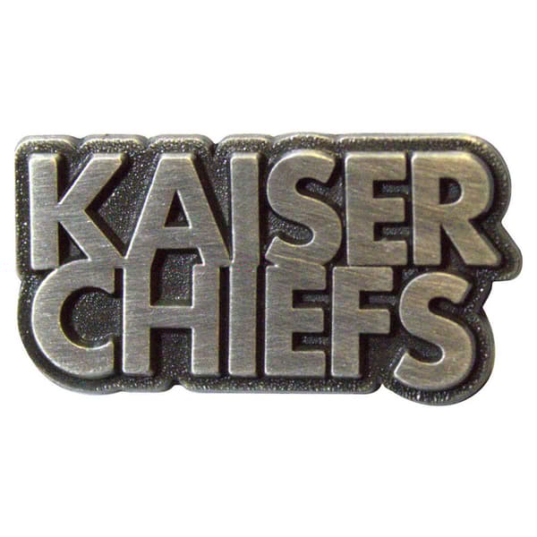 Kaiser Chiefs Skewed Band Logo Pin Badge One Size