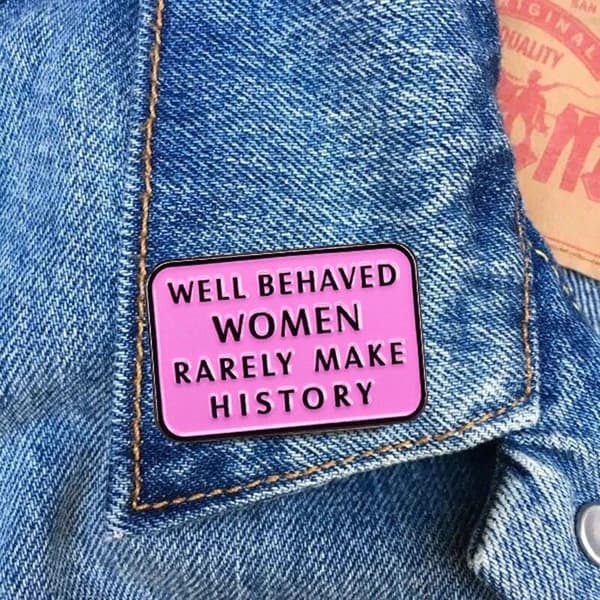 3x Emaljpins - Feminism