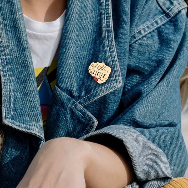 3x Emaljpins - Feminism