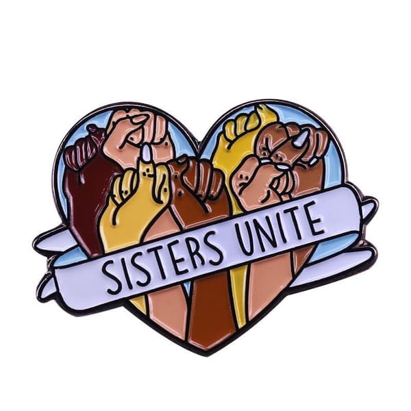 3x Emaljpins - Feminism