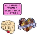 Miniatyrbild 1 av 5: 3x Emaljpins - Feminism