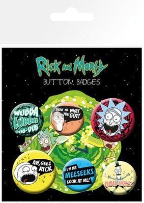 Badge Pack - RICK AND MORTY Mix 1