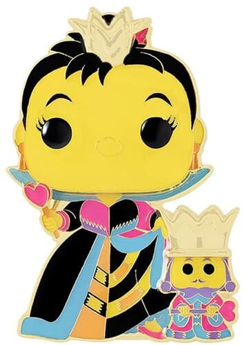 Funko Pop! Pin: Disney Alice - Queen And King Of Hearts #19 Large Enamel Pin