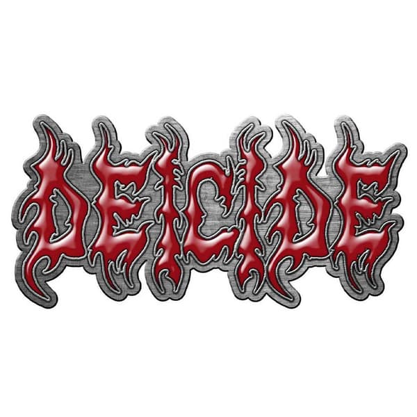 Deicide Band Logo Pin Badge One Size
