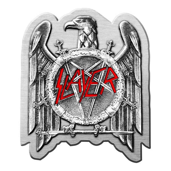Slayer Eagle Band Logo Pin Badge One Size