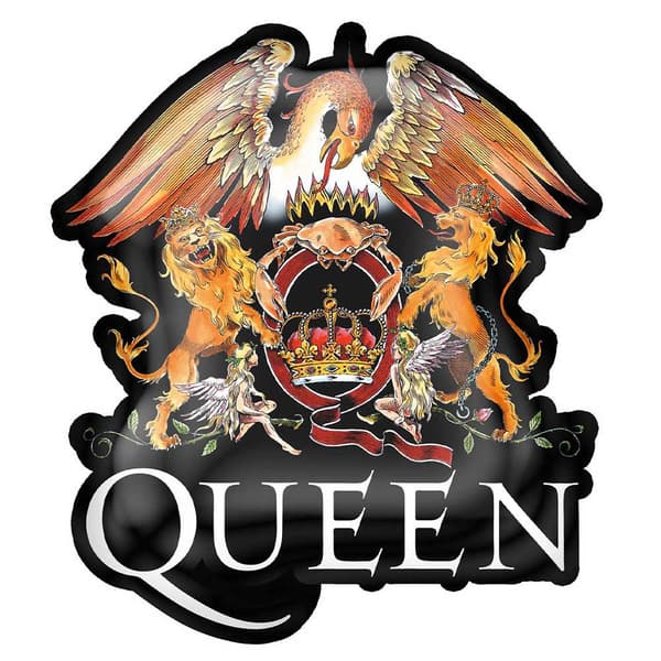 Queen Classic Crest Logo Pin Badge One Size
