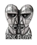 Miniatyrbild 1 av 3: Pink Floyd Lapel Badge Division Bell Heads logo Official Alchemy Silver One Size