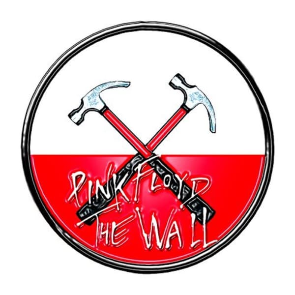Pink Floyd The Wall Hammers Logo Official Pin Badge Accessory Size