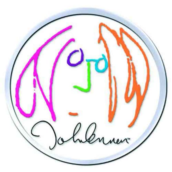 John Lennon Self Portrait Infill Metal Pin Badge One Size