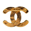Miniatyrbilde 2 av 5: Pre-owned Chanel CC Brooch Gold