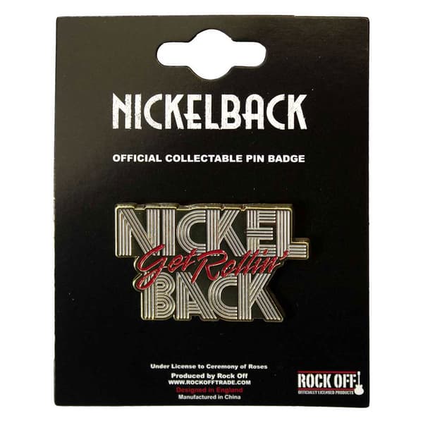 Nickelback Get Rollin Band Logo Pin Badge One Size