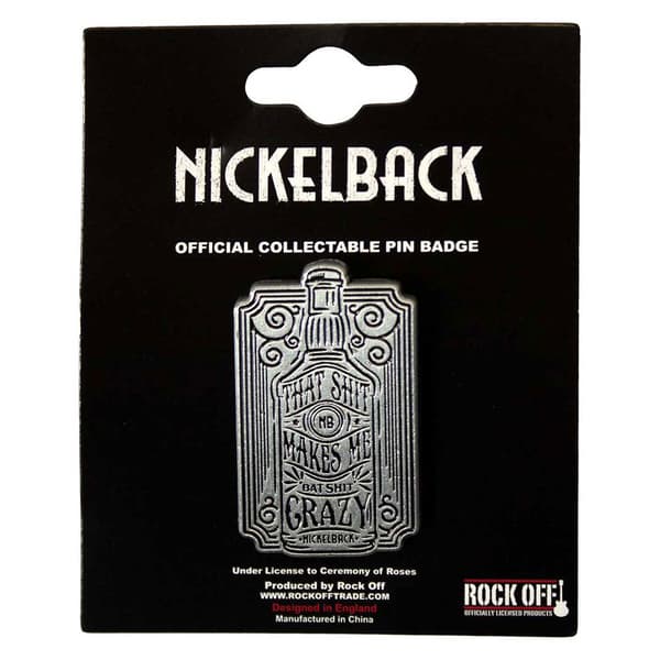 Nickelback Bat Band Logo Pin Badge One Size
