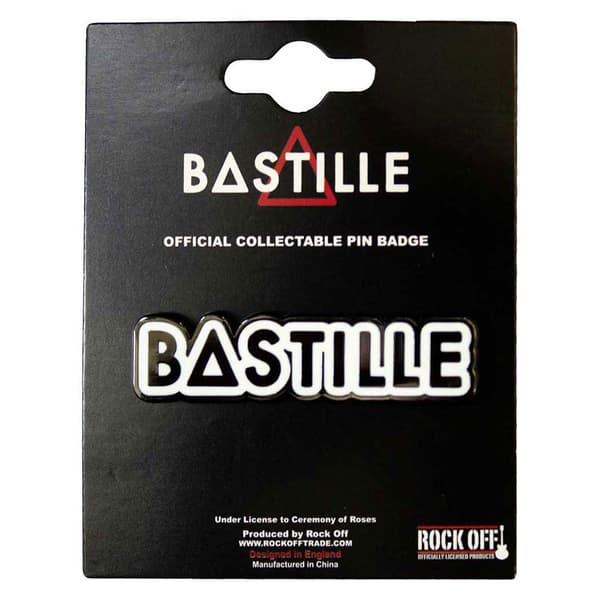 Bastille Band Logo Pin Badge One Size