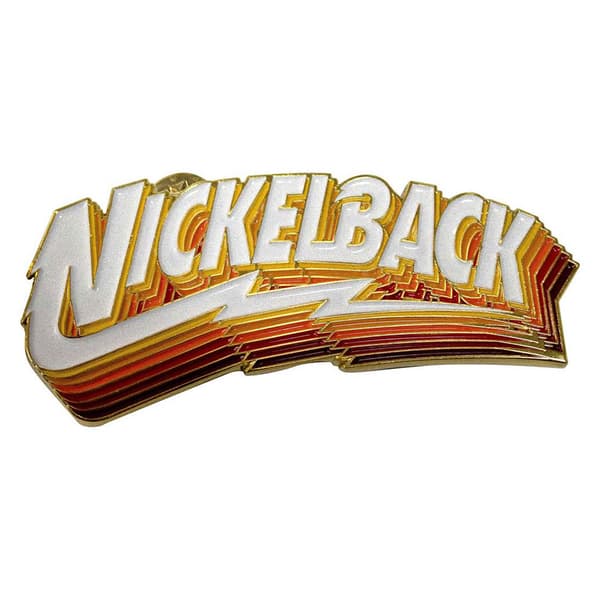 Nickelback Gradient Shadows Logo Pin Badge One Size