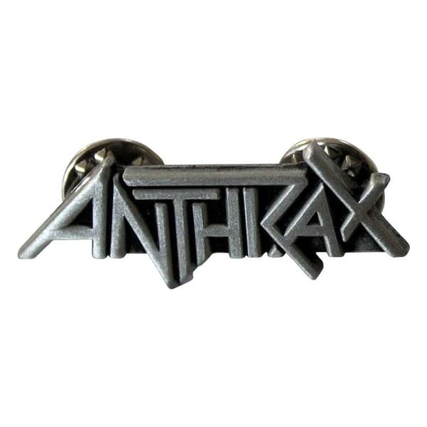 Anthrax Band Logo Pin Badge One Size