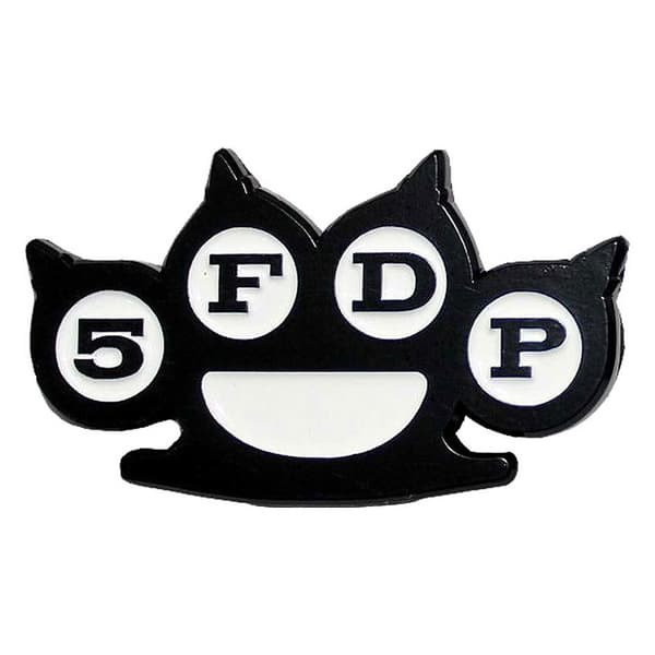 Five Finger Death Punch Knuckles Pin Badge One Size