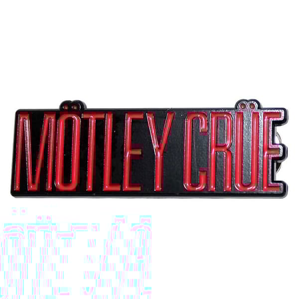 Motley Crue Band Logo Pin Badge One Size