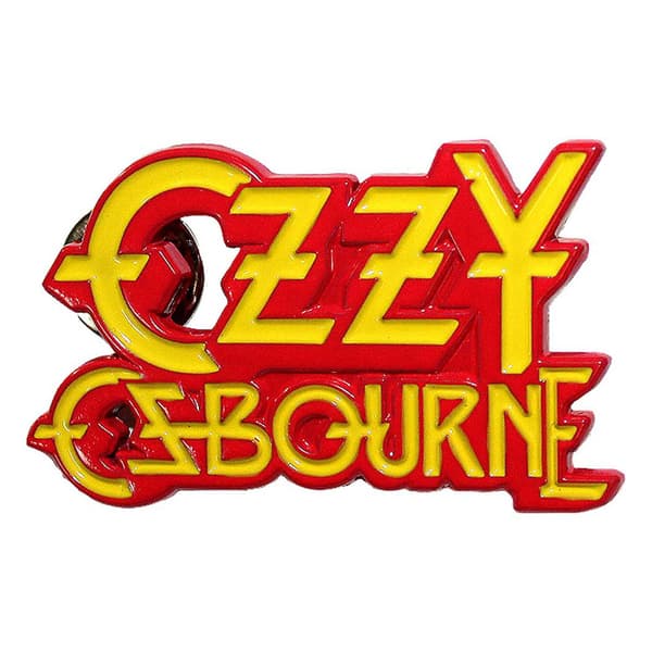 Ozzy Osbourne Stacked Logo Pin Badge One Size