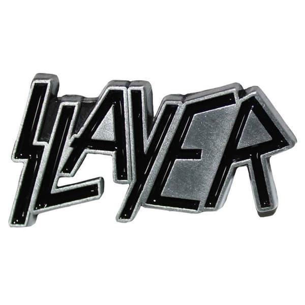 Slayer Band Logo Logo Pin Badge One Size