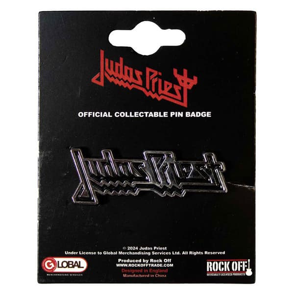 Judas Priest Band Logo Pin Badge One Size