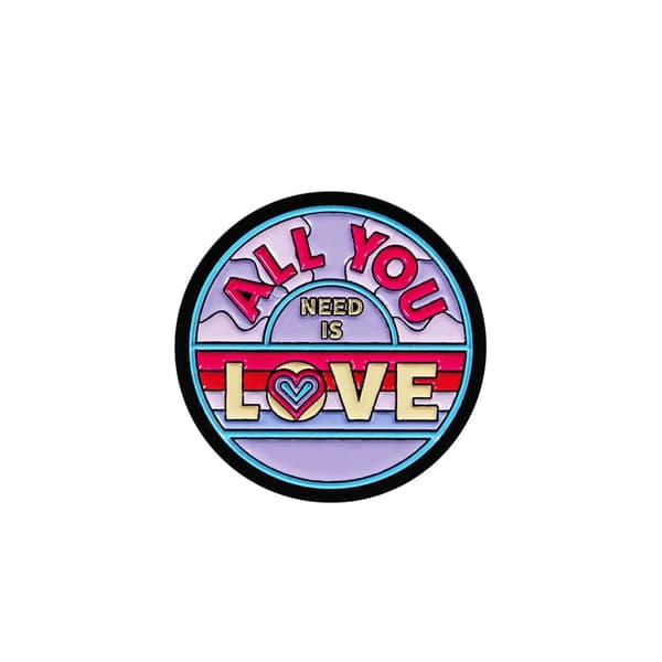 The Beatles All You Need Is Love Pin Badge One Size