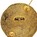 Miniatyrbilde 4 av 4: Pre-owned Chanel Gold Plated 31 Rue Cambon Brooch Gold