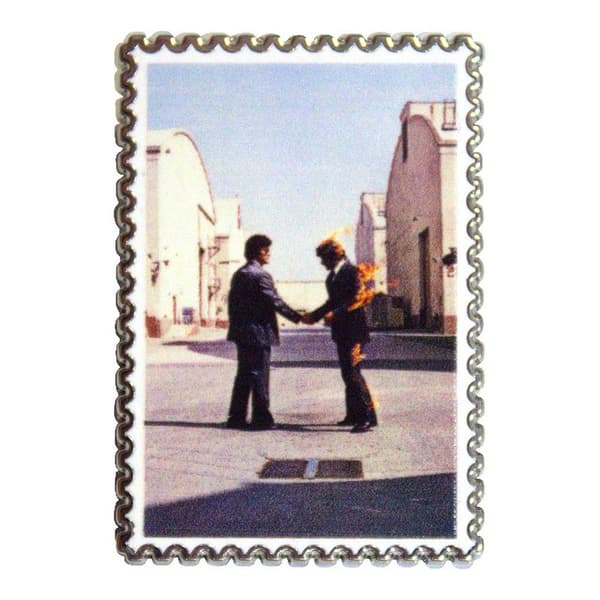 Pink Floyd Wish You Were Here Stamp Pin Badge One Size