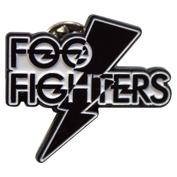 Foo Fighters Flash Band Logo Pin Badge One Size