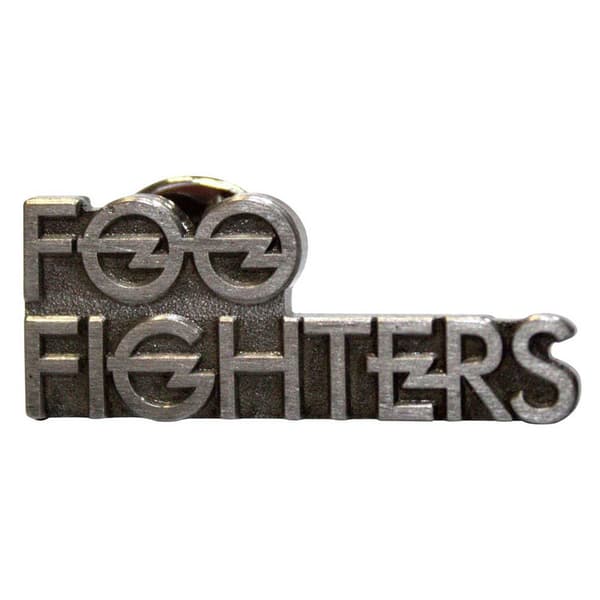 Foo Fighters Stacked Band Logo Pin Badge One Size