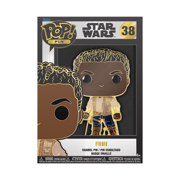 Funko Pop! Pin: Star Wars: The Rise of Skywalker - Finn - Synthetic Black