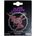 Miniatyrbild 4 av 4: Black Sabbath Daemon Ring Logo Pin Badge One Size