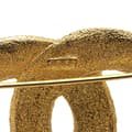 Miniatyrbilde 4 av 5: Pre-owned Chanel Gold Plated CC Brooch Gold