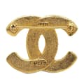 Miniatyrbilde 2 av 5: Pre-owned Chanel Gold Plated CC Brooch Gold