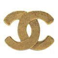 Miniatyrbilde 1 av 5: Pre-owned Chanel Gold Plated CC Brooch Gold