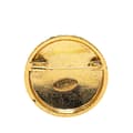 Miniatyrbilde 2 av 4: Pre-owned Chanel Gold Plated CC Quilted Brooch Gold