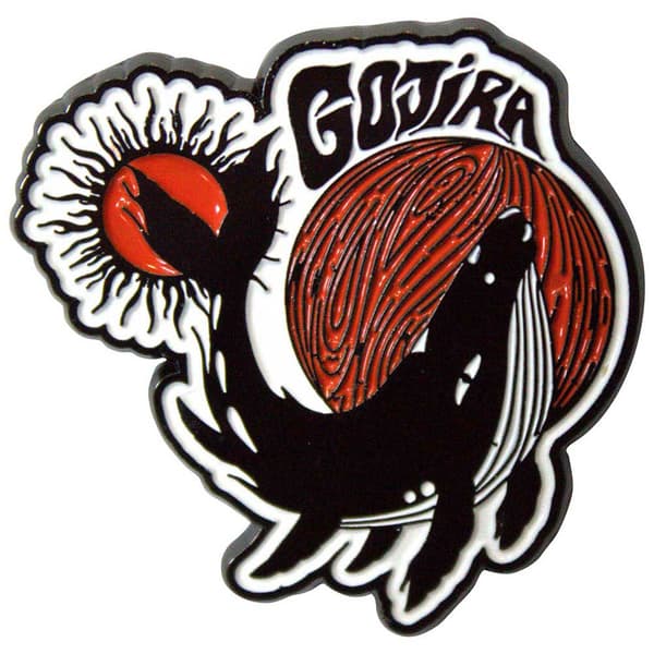 Gojira Whale Pin Badge Taglia unica