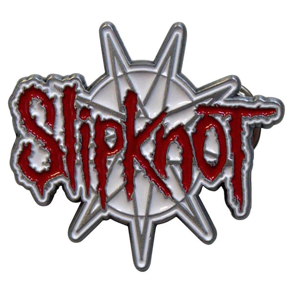 Slipknot 9 Point Star Band Logo Pin Badge One Size