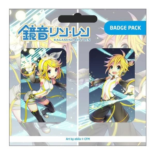 Pins Set C Hatsune Miku - POPBUDDIES - Metall - Rosa - Blandat