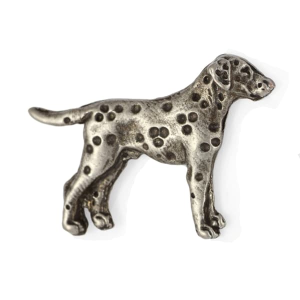 Dalmatian, Dalmatian Pointer - rintakoru koiran kanssa lahjarasiassa, tyylikäs neula, rintaneula Art-Dog