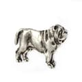 Miniatyrbillede 3 af 6: Napolitansk mastiff, napolitansk mastiff, Mastino napoletano I - forsølvet hundebroche, elegant nål, jakke reversdekoration af Art-Dog