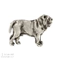 Miniatyrbillede 4 af 6: Napolitansk mastiff, napolitansk mastiff, Mastino napoletano I - forsølvet hundebroche, elegant nål, jakke reversdekoration af Art-Dog