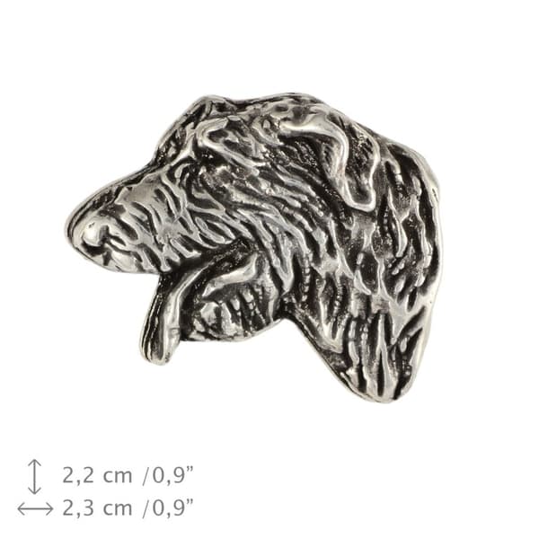 Irlanninsusikoira, Irlanninsusikoira II - hopeoitu koiran rintakoru, tyylikäs pinssi, Art-Dogin takin käänne