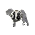Miniatyrbillede 5 af 6: Shar Pei - forsølvet hundebroche, elegant nål, jakke revers dekoration af Art-Dog