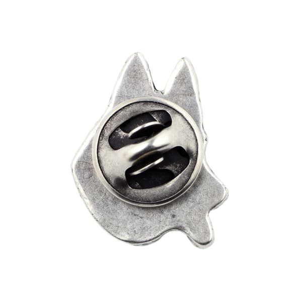 Schäfer, Alsace - silverpläterad hundbrosch, elegant nål, kavajslagsdekoration av Art-Dog