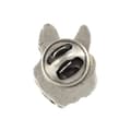 Miniatyrbillede 5 af 6: French Bulldog II - forsølvet hundebroche, elegant nål, jakke revers dekoration af Art-Dog