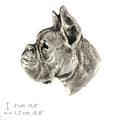 Miniatyrbillede 5 af 7: Boxer, Boxer I - broche med en hund i gaveæske, elegant nål, reversnål fra Art-Dog