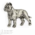 Pikkukuva 5 / 7: Cane Corso Italiano I - rintakoru koiran kanssa lahjarasiassa, tyylikäs neula, rintaneula Art-Dog